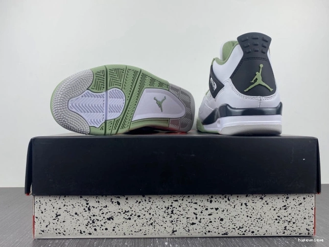 HYPE Jordan Seafoam AQ9129-103 Air 4 WMNS 0822